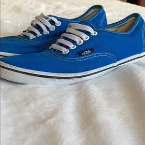 Blue Lo-pro vans